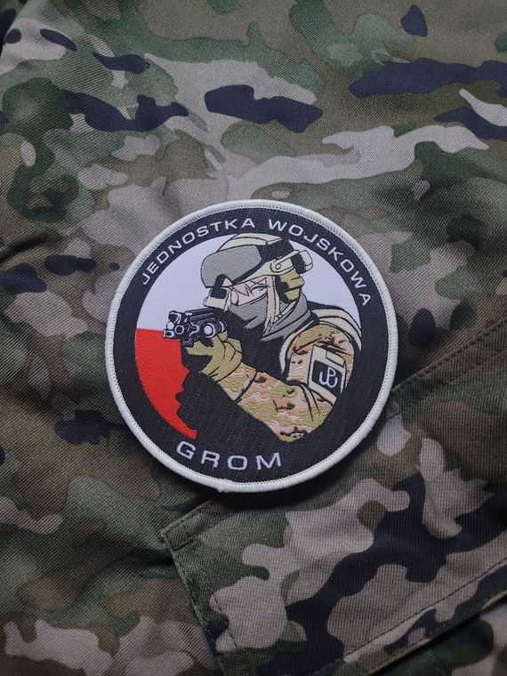 Anime Waifu Military series Polish GROM, military morale patch