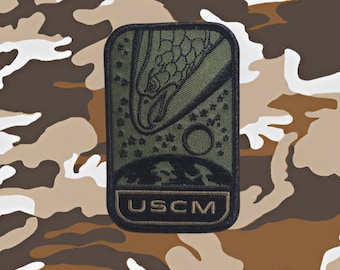 MilSPEC USCM-badge - militaire moraalpatch koloniale mariniers