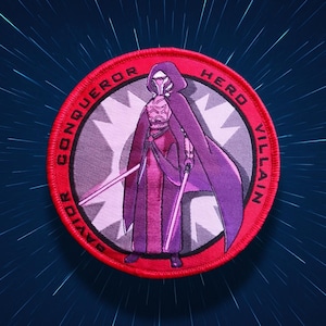 Naszywka morale Dartha Revana inspirowana grą KOTOR 1 z postacią Lorda Sithów