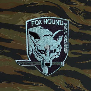 Metal Gear Solid inspiriert, OD SWAT ""FOXHOUND"", taktische Aufnäher / Patch."