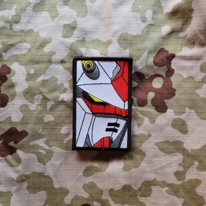 Gundam inspired, Japanese Print RX-78-2, military morale patch