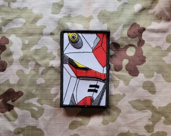 Gundam inspired, Japanese Print RX-78-2, military morale patch