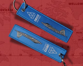 ISAF Mobius Squadron F-22 Keychain
