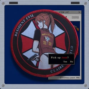 Biohazard-inspirerad, Claire Redfield-fanart, Evil Resident, morallapp