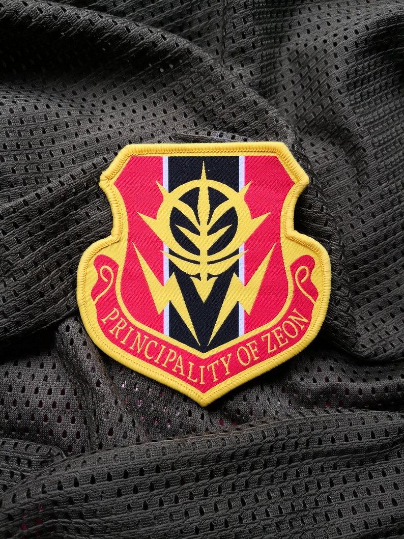 Gundam inspired, Principality of Zeon, military morale patch image 2