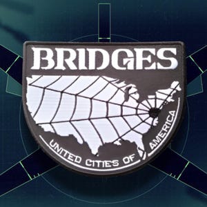 DS inspired, Bridges - United States of America, large (chest panel) military morale patch