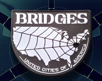 DS inspired, Bridges - United States of America, large (chest panel) military morale patch