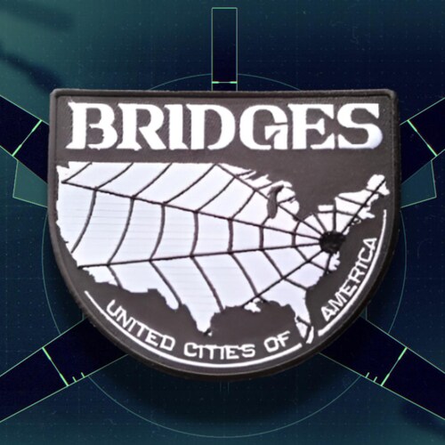 DS inspired, Bridges - United States of America, large (chest panel) military morale patch