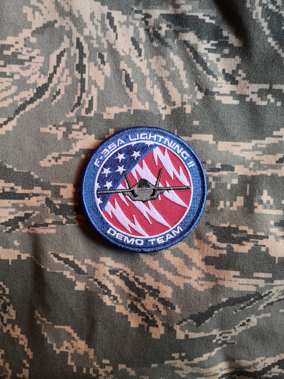 F-22 F-35A DEMO TEAM パッチセット USAF HERITAGE FLIGHT DEMO TEAM -F-16- F-22 -F-35- A-10 -ORIGINAL