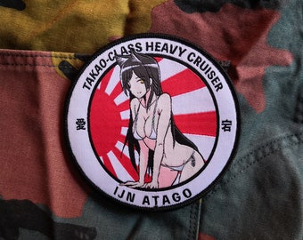 Azur Lane series - Imperial Japanese Heavy Cruiser 'Atago', military anime morale patch