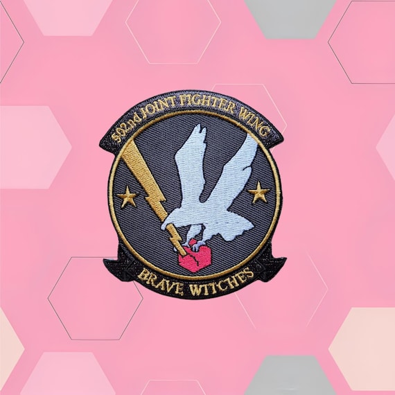 【ブレイブウィッチーズ】第502統合戦闘航空団パッチ　ストライクウィッチーズ ブレイブウィッチーズ第502統合戦闘航空団パッチ　ストライクウィッチーズ