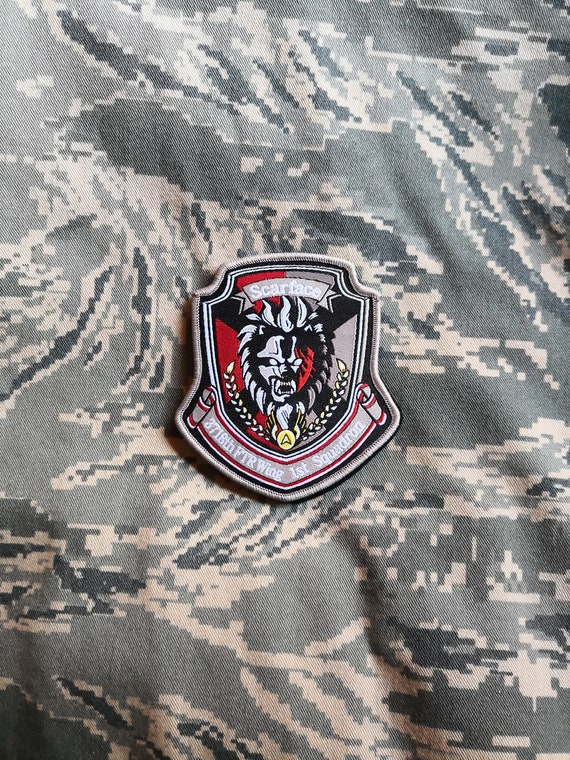 Ace Combat 2 Inspired, Scarface Squadron, Military Morale Patch - Etsy