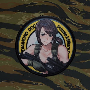 Metal Gear Solid V inspired - Diamond Dogs inspired, Quiet anime waifu, military morale patch