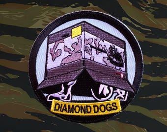 Inspiré de Metal Gear Solid, cache-carton professionnel, écusson pour le moral militaire