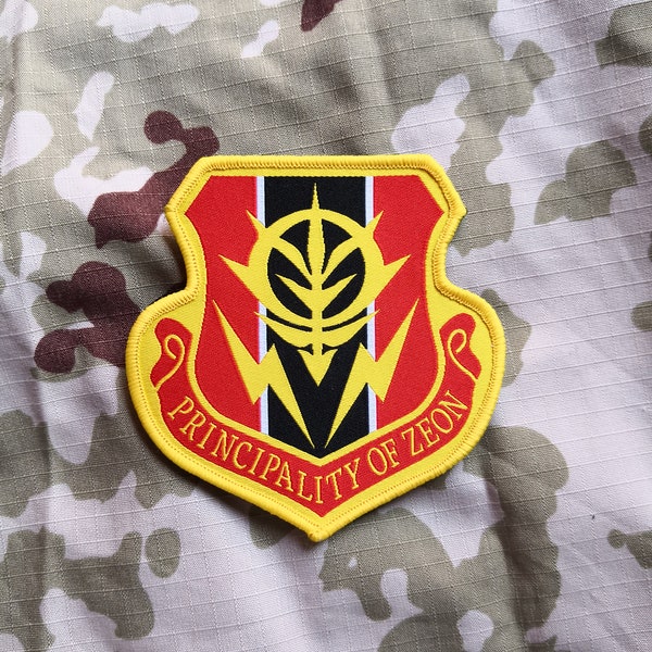 Gundam inspired, Principality of Zeon, military morale patch