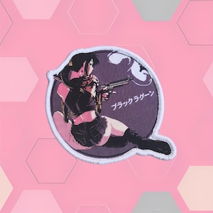 Revy Two Hands pinup - Black Lagoon, military anime morale patch