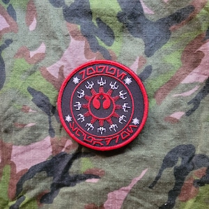 Eskadra Łotrów, naszywka morale myśliwca