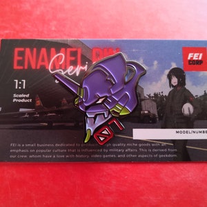 Épinglette EVA Unit-01 Design