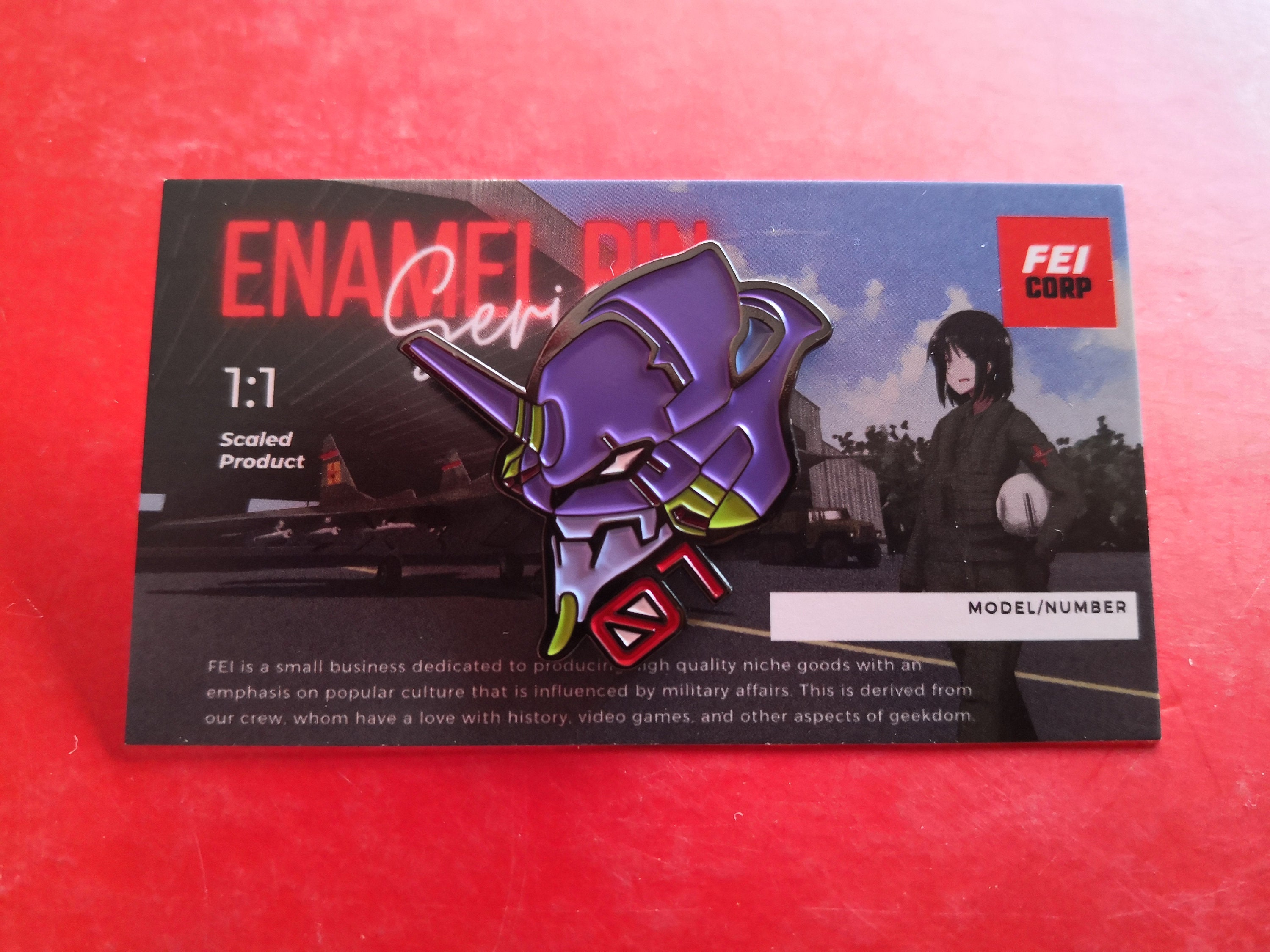 EVA Unit-01 Design Lapel Pin