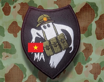Vietnam War reenactment funny PSYOPS ghost Vietcong meme morale patch