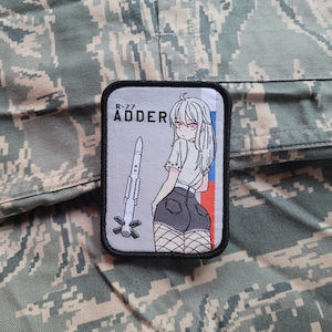 Atamonica - R-77 Adder (Russian Missile) military anime morale patch