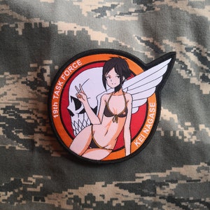 Ace Combat inspired, &#39;Ikaros in the Sky&#39; Kei Nagase anime pinup morale patch