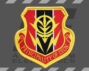 Gundam inspired, Principality of Zeon, military morale patch