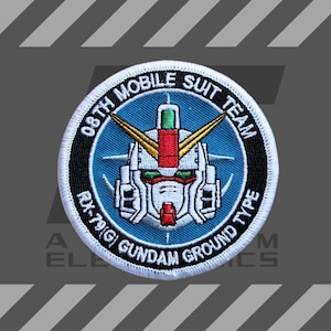 Gundam: 08th MS Team inspired, RX-79[G] Ground Type Mecha, military morale patch