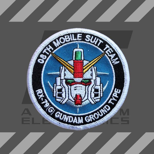 Gundam: 08th MS Team inspired, RX-79[G] Ground Type Mecha, military morale patch