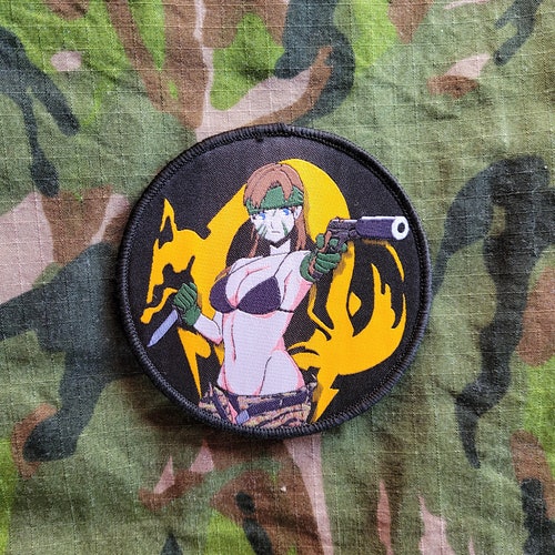 Waifu Material Anime Girl Morale Patch  Military ARMY Tactical Hook  Loop  203  ASA College Florida