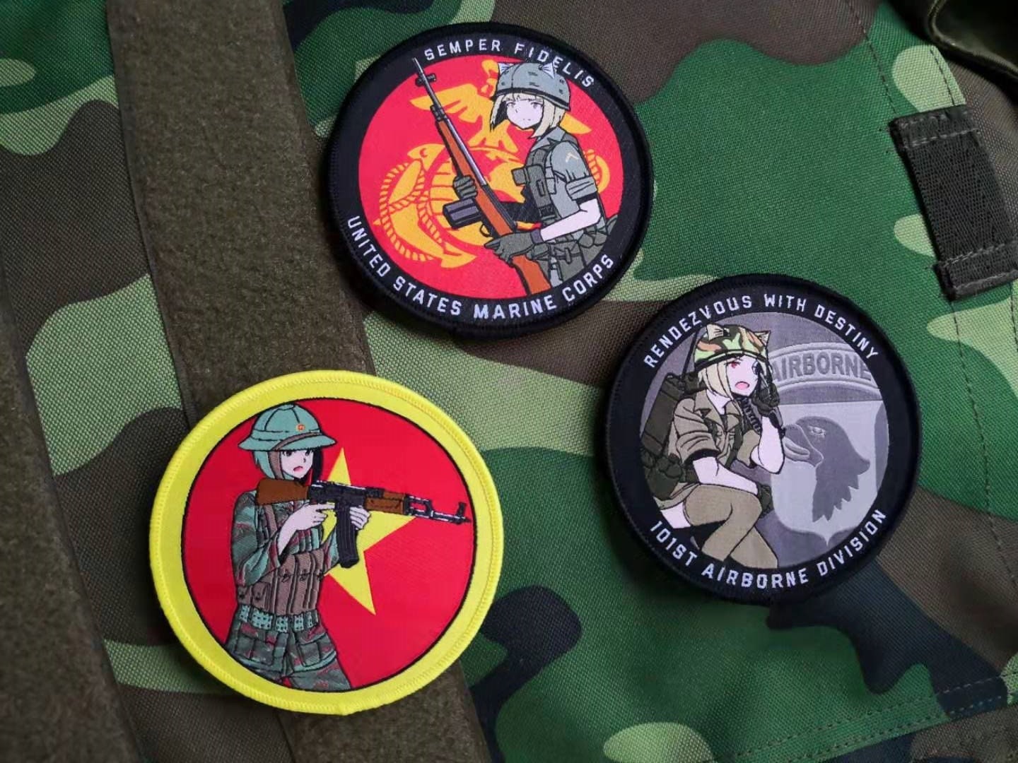 Military Waifu Patches  FEI Corp