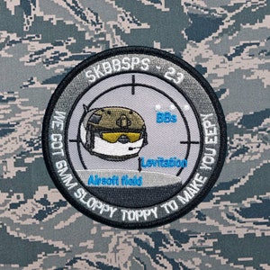 Atamonica - SKBBSPS-23 cute flight bird head airsoft morale patch