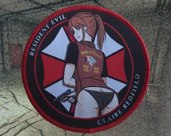 Biohazard inspiriert, Claire Redfield Fan Art, Böser Bewohner, Moral Patch