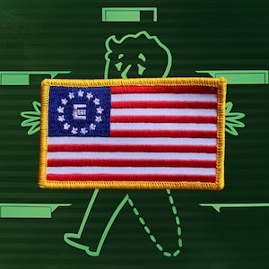 Post-apocalyptische enclavevlag, patch militair moreel