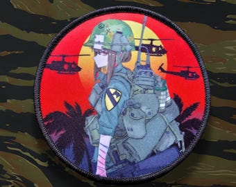 中国アニメ少女、人民解放軍（PLA）、軍士気パッチ - Etsy 日本