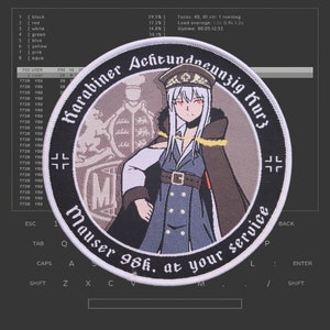 Girls' Frontline - Kar98k, tactical doll military anime morale patch