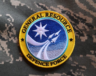 Ace Combat 3: Electrosphere inspired, GRDF, Military Morale Patch (embroidered)