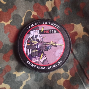 Girls' Frontline - HK416, tactical doll military morale patch