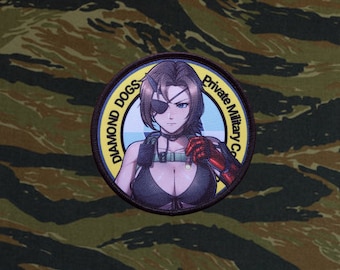 Metal Gear Solid V - Diamond Dogs inspired, 'FEM-BOSS' Female Naked Snake, military morale patch