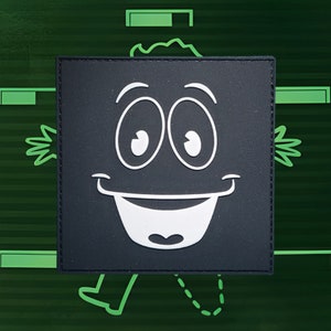 Post-apocalyptisch YES MAN glow-in-the-dark pvc-logo, patch militair moreel