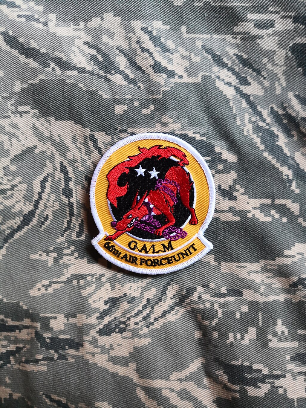 Patch Ricamata Tattica Morale 'Massimo Sforzo' - 10x7 Cm Per Zaino, Cappello, Gilet - Fissaggio A Strappo