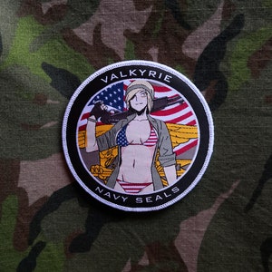 Counter-Terrorism United States Navy SEALS (Special Force) military anime morale patch - Valkyrie Version