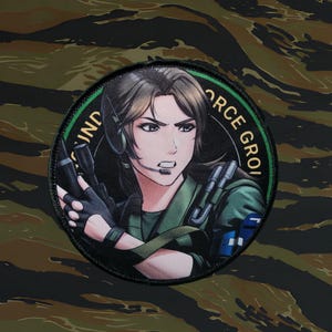 Metal Gear inspired, FEM Snake, military anime weeb video game MSX morale patch