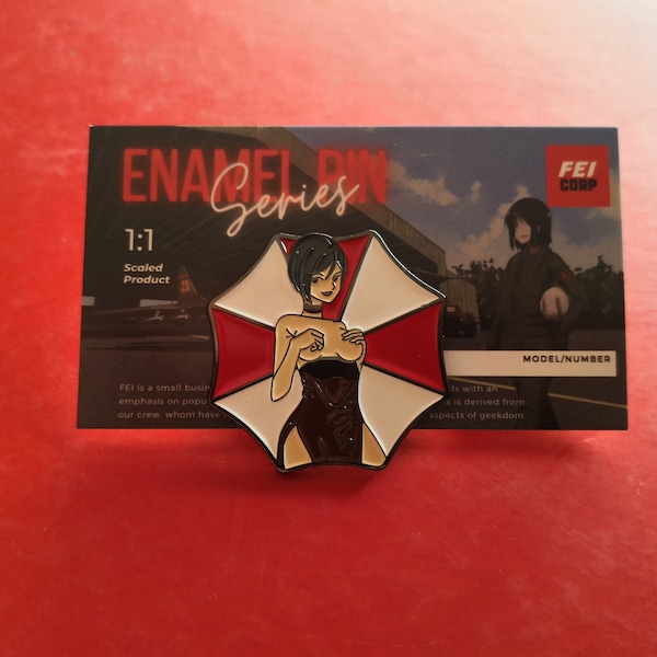 Inspirado en riesgo biológico, Pin de solapa Ada Wong
