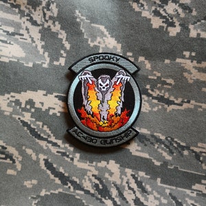 Ace Combat: Assault Horizon inspired, AC-130 &quot;Spooky&quot;, Military Morale Patch (embroidered)