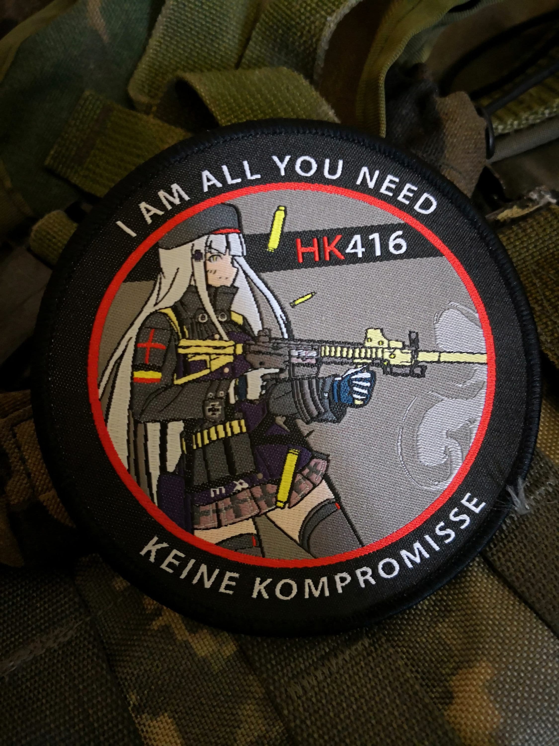 Girls Frontline Hk416 Tactical Doll Military Morale Etsy