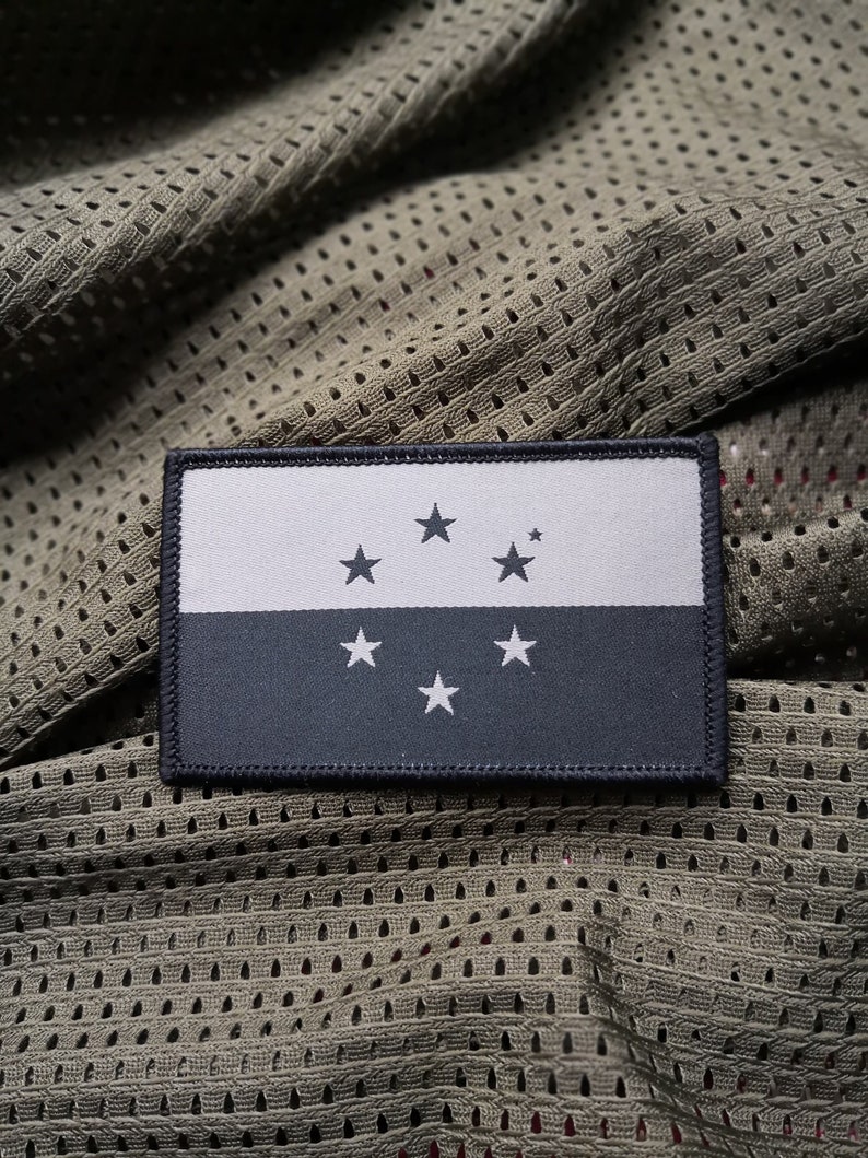 Ace Combat inspired, Osea Federation low visibility flag ACU, Military Morale Patch image 2