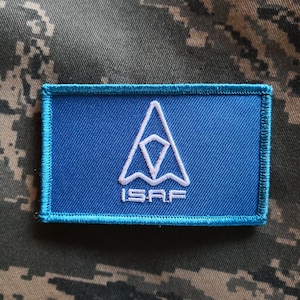 Ace Combat inspired, ISAF Flag, Military Morale Patch