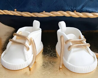 baby booties fondant