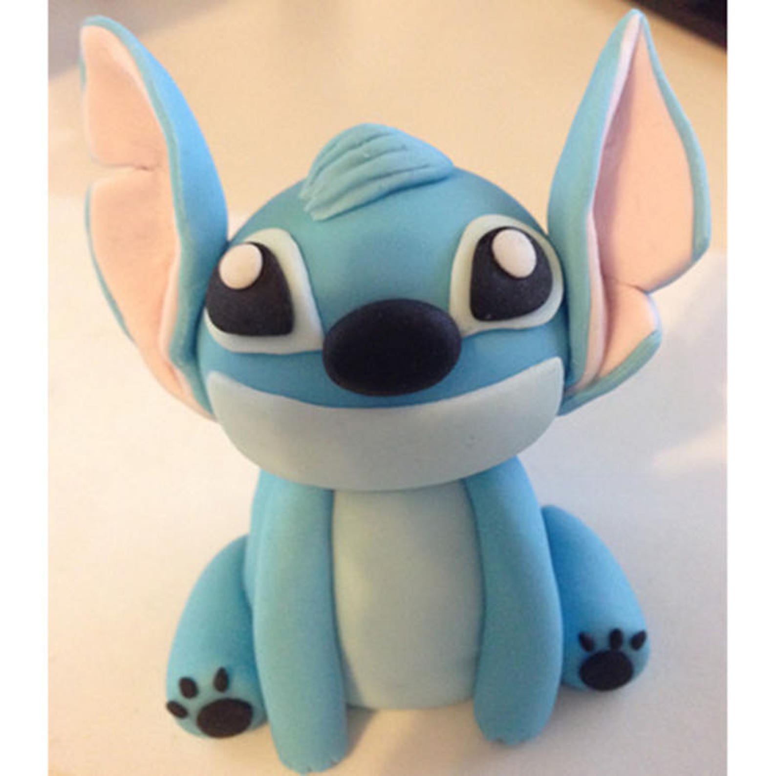 Stitch Fondant Cake Topper 3D Fondant Cake Topper Etsy